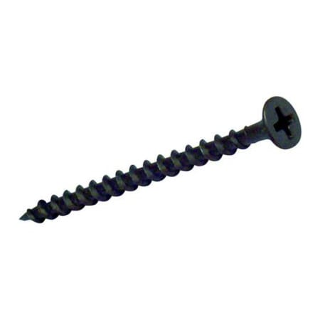 Titan Fasteners Drywall Screw, #6 x 1-5/8 in, Steel, Flat Head Phillips Drive ABX66052M